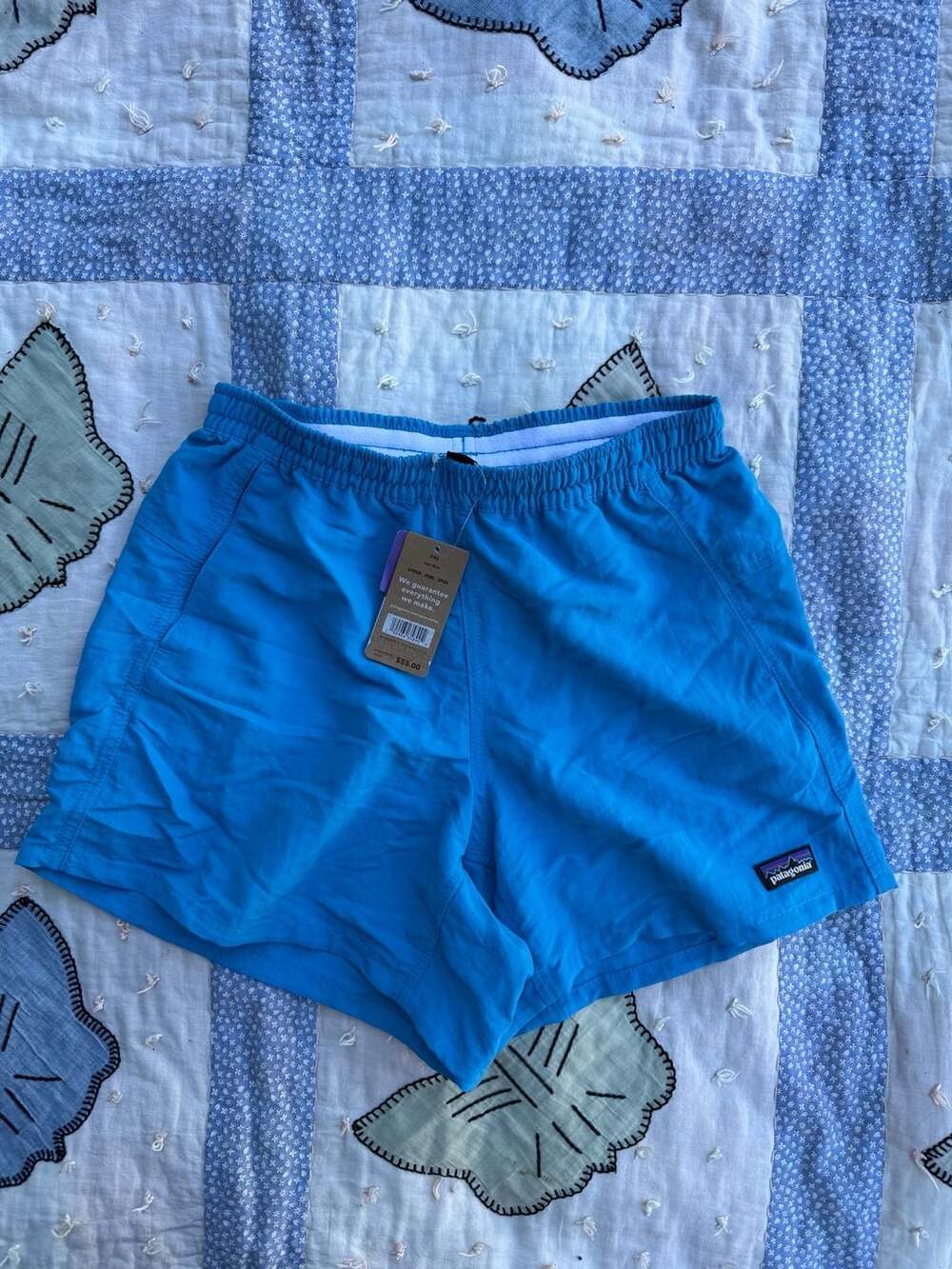 Patagonia Women's Baggies 5-Inch Shorts in Blue